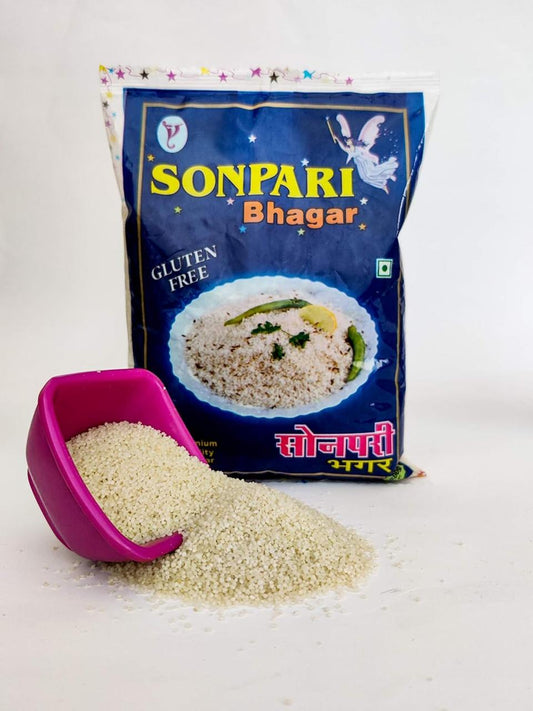 Sonpari Bhagar | 3 Kg | Barnyard Millet | Samak | Samo | Vari |Bhagar | Gluten-Free 500 gm (Pack of 6)